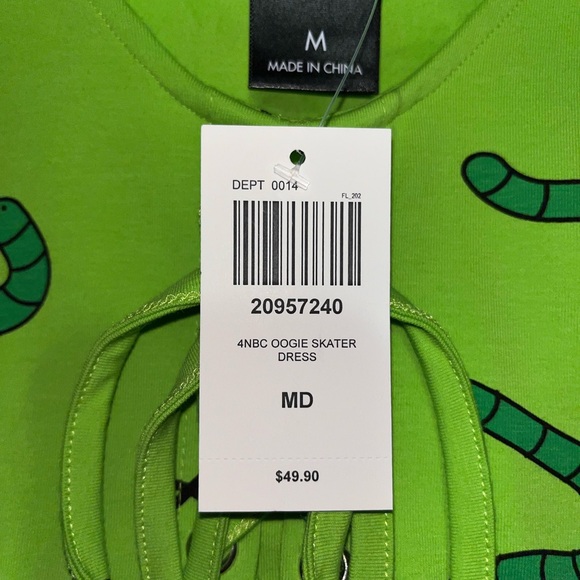 Hot Topic Nightmare Before Christmas Oogie Boogie Mini Dress - Picture 4 of 8